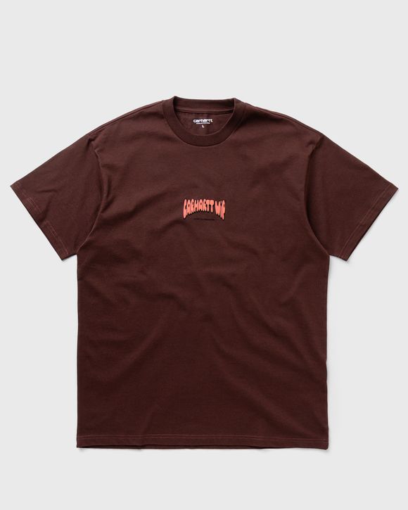 ★2023SS新作★CARHARTT★S/S BUBBLE SCRIPT T-SHIRT Carhartt WIP S/S Bubble Script T-Shirt Brown | BSTN Store
