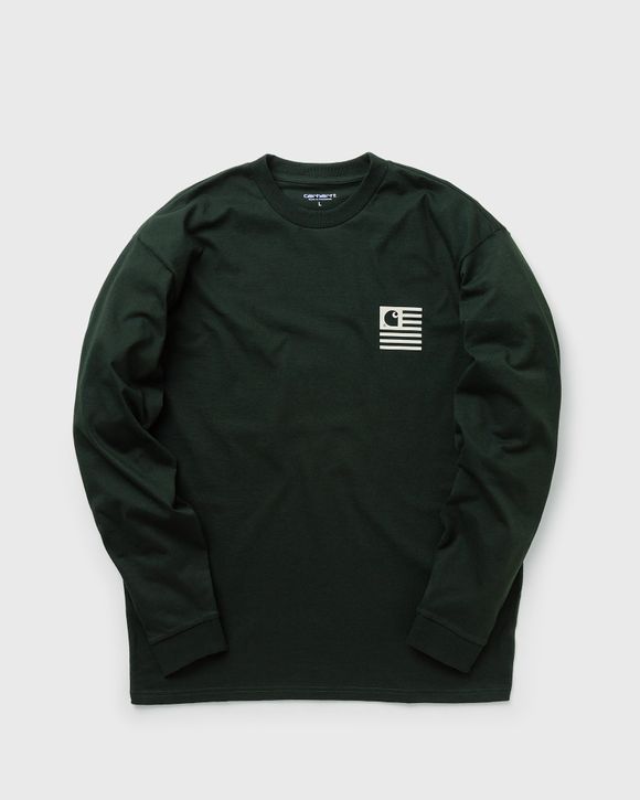 Carhartt WIP L/S Book State T-Shirt Green | BSTN Store