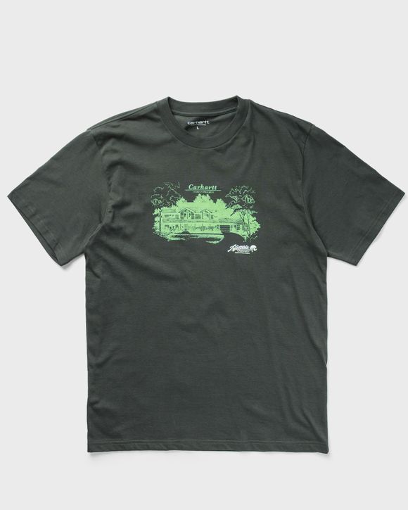★2023SS新作★CARHARTT★S/S HOME BUILDERS T-SHIRT Carhartt WIP S/S Home Builders T-Shirt Green | BSTN Store