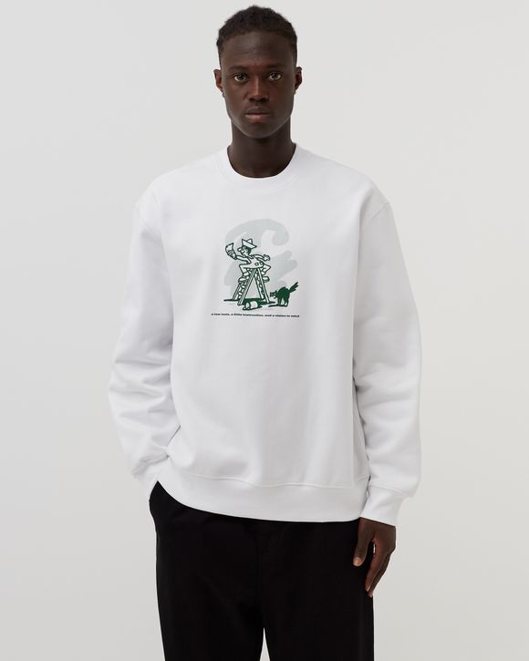 Carhartt WIP Lucky Painter Sweat White - WHITE / BONSAÏ