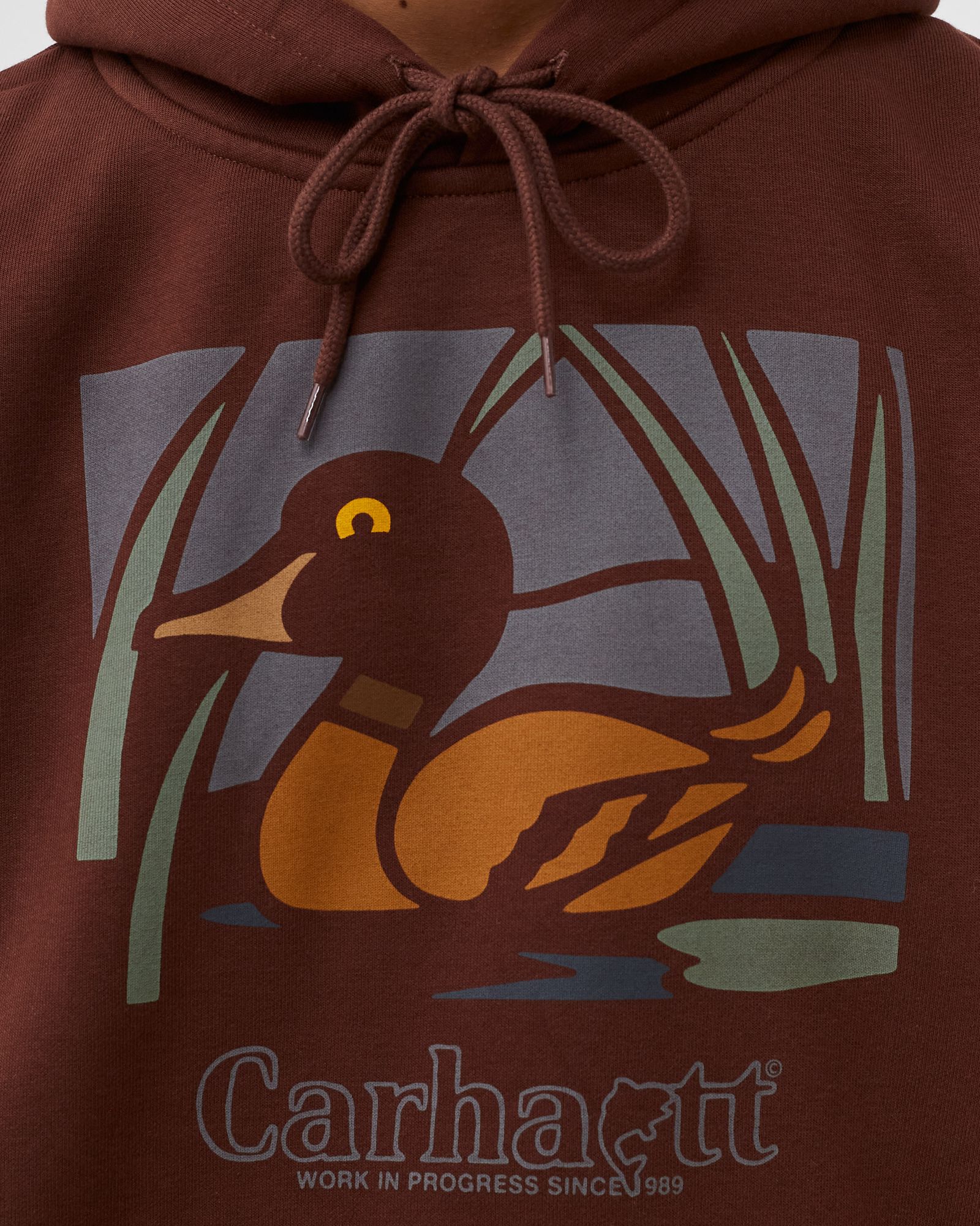 Carhartt WIP Hooded Duck Pond Sweat Brown | BSTN Store