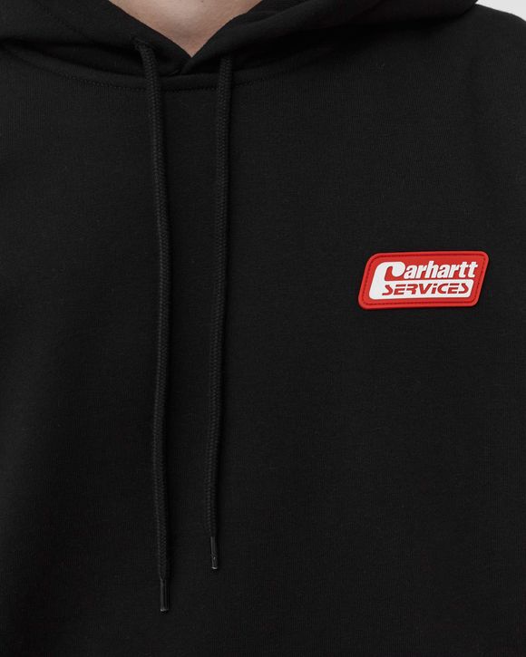 CARHARTT★HOODED FREIGHT SERVICES SWEATSHIRT Carhartt WIP Hooded Freight Services Sweat Black | BSTN Store