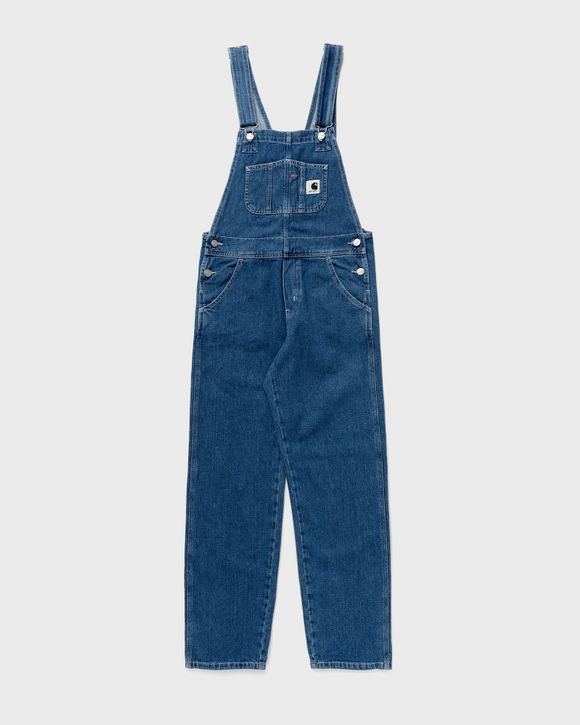 Carhartt WIP WMNS Bib Overall Straight Blue - Blue stone washed