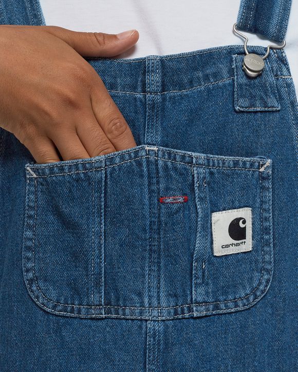 Carhartt WIP WMNS Bib Overall Straight Blue - Blue stone washed