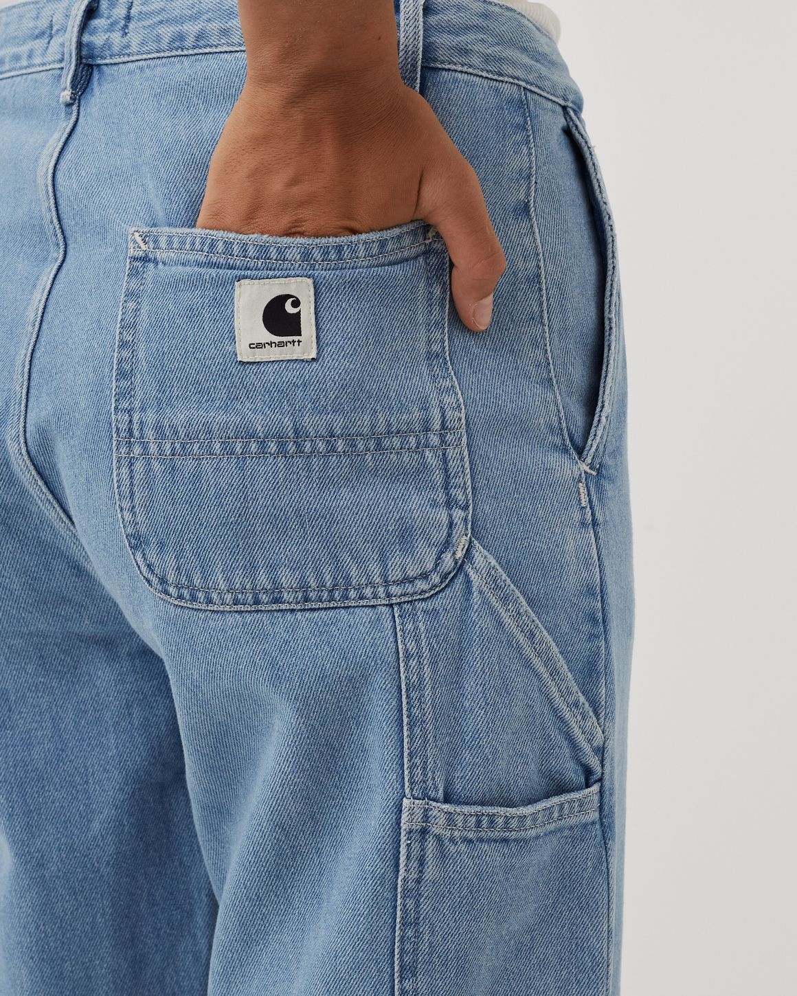 Carhartt WIP Pierce Pant Straight - Denim | Blue (stone