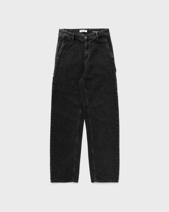 Carhartt WIP Women's Pierce Pant Black Size 25, Black Cotton Canvas