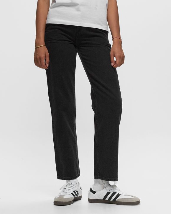 Women's Pierce Pant Straight in Black stone washed