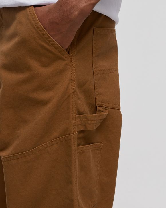 Carhartt WIP wide leg panel pant in brown