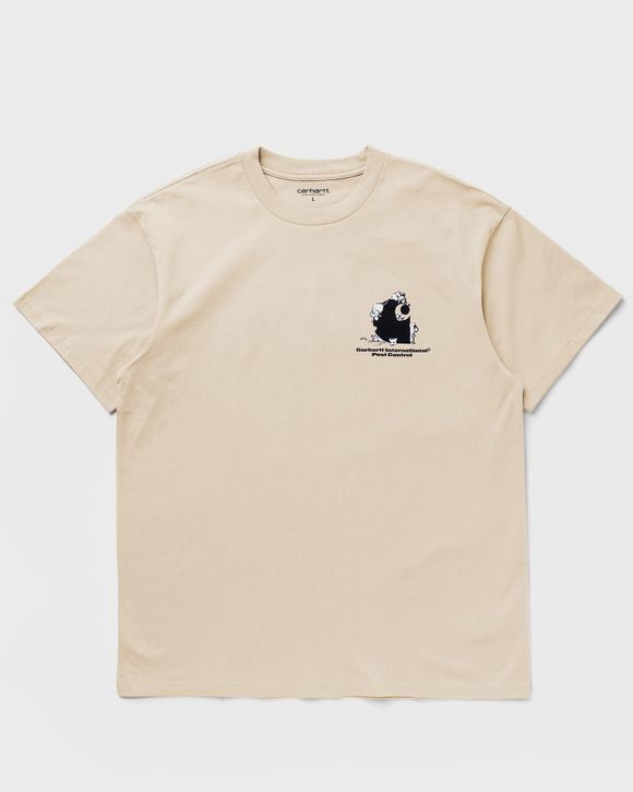 Tシャツ・カットソー CARHARTT WIP Men T-shirt Beige I034660 G1GD Carhartt WIP Pest Control T-Shirt Beige | BSTN Store