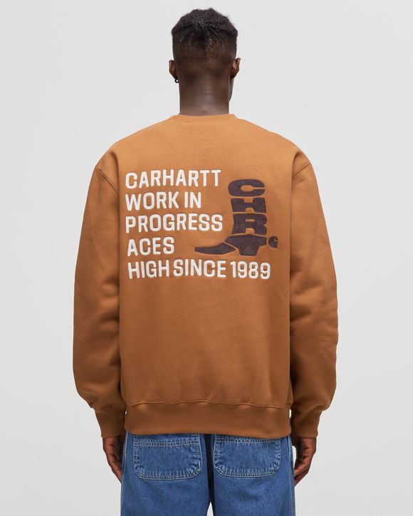 Carhartt WIP Boot Sweat Brown HAMILTON BROWN TOBACCO