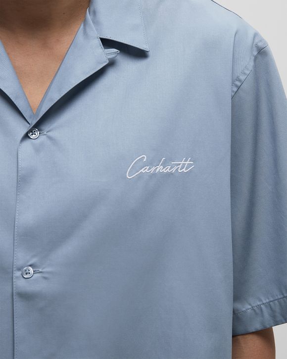 Carhartt WIP S/S Delray Shirt Blue | BSTN Store