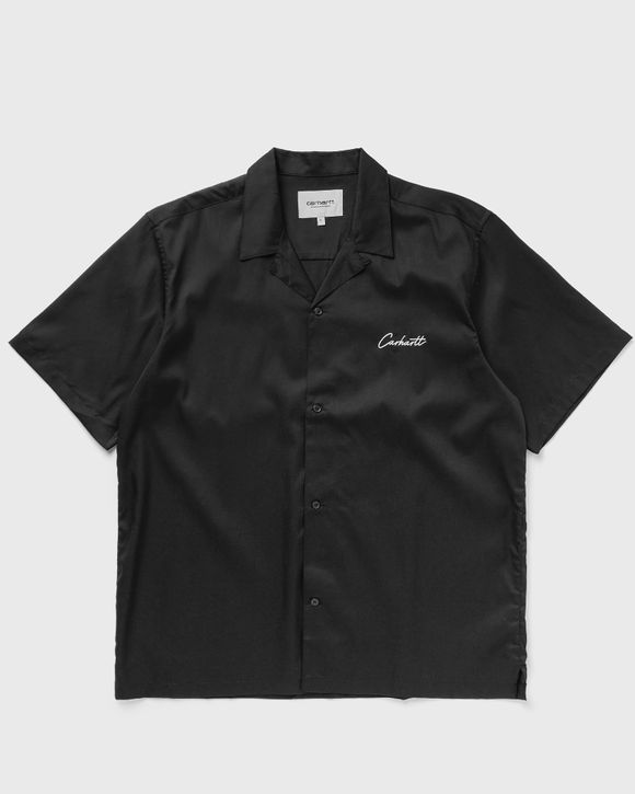 Sonny Label / サニーレーベル carhartt　W SHORT-SLEEVE LOVILIA SHIRTS Carhartt WIP Shortsleeve Delray Shirt Black | BSTN Store