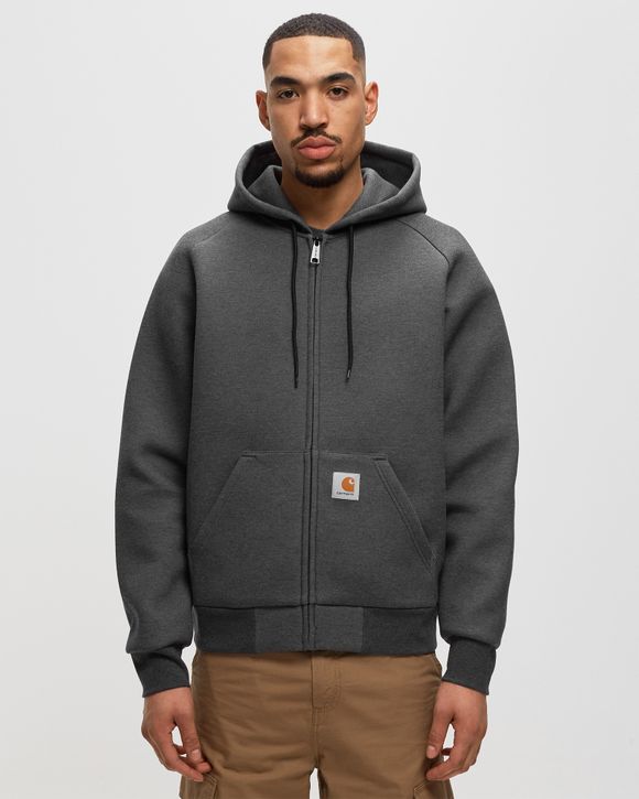 Carhartt WIP Light Lux Hooded Jacket Grey BLACK