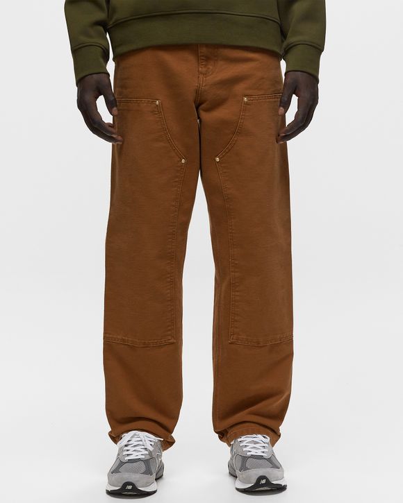 Carhartt WIP Double Knee Pant 'Deep H Brown Aged Canvas