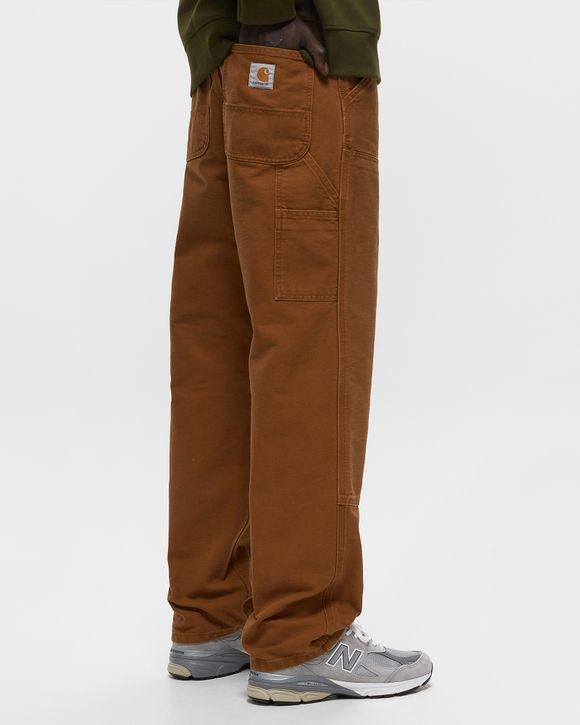 Carhartt WIP Double Knee Pant 'Deep H Brown Aged Canvas