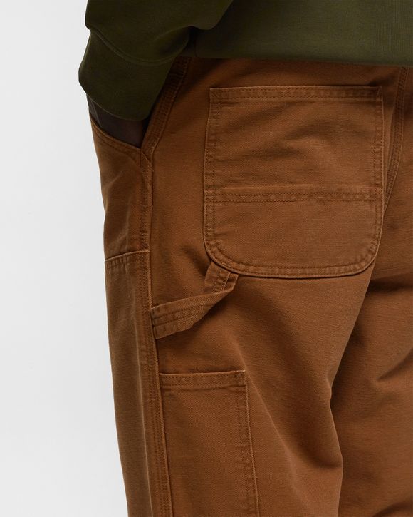 Carhartt WIP Double Knee Pant Brown - DEEP H BROWN AGED CANVAS