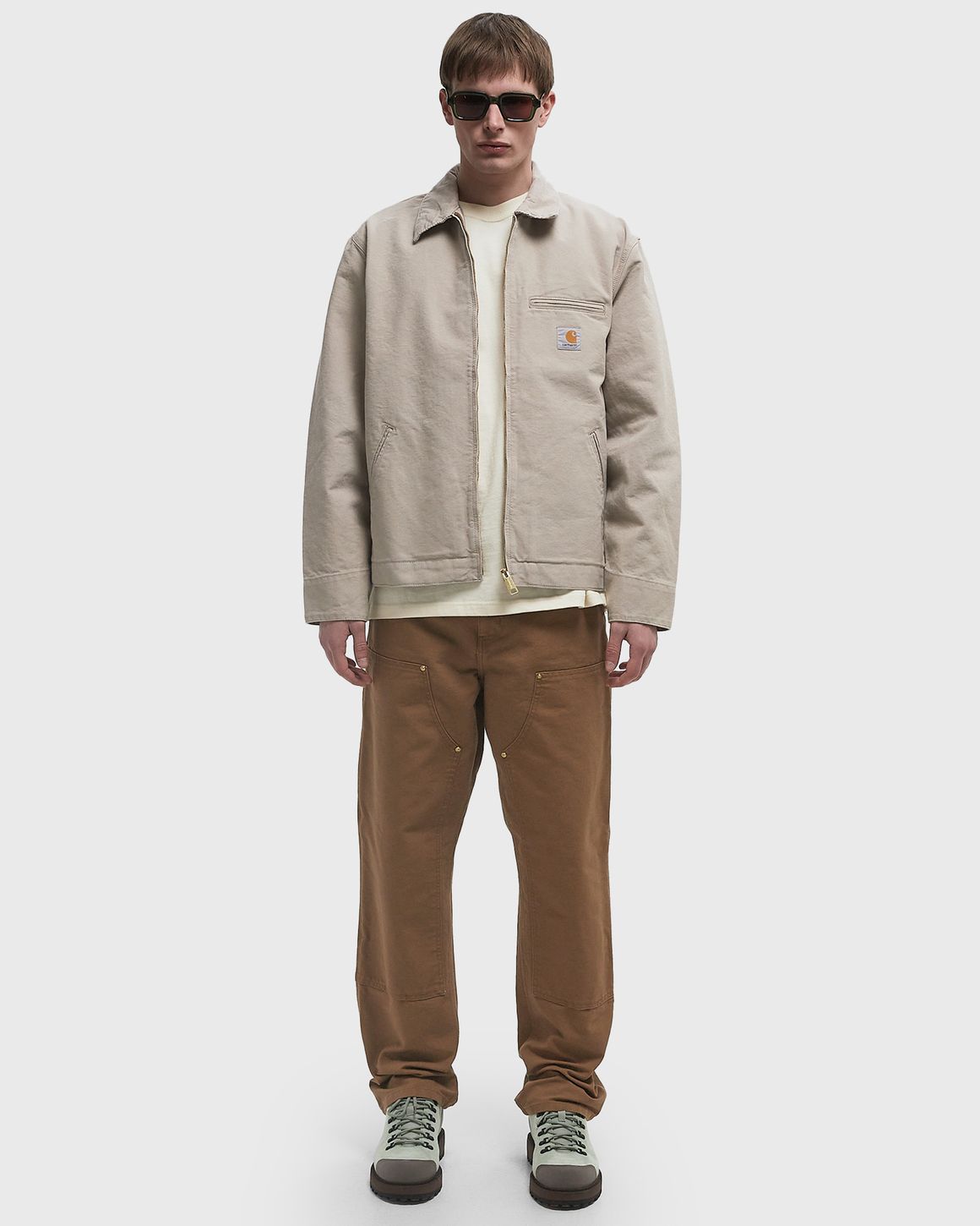 Carhartt WIP Double Knee Men's Shorts Brown I033118-HZ02