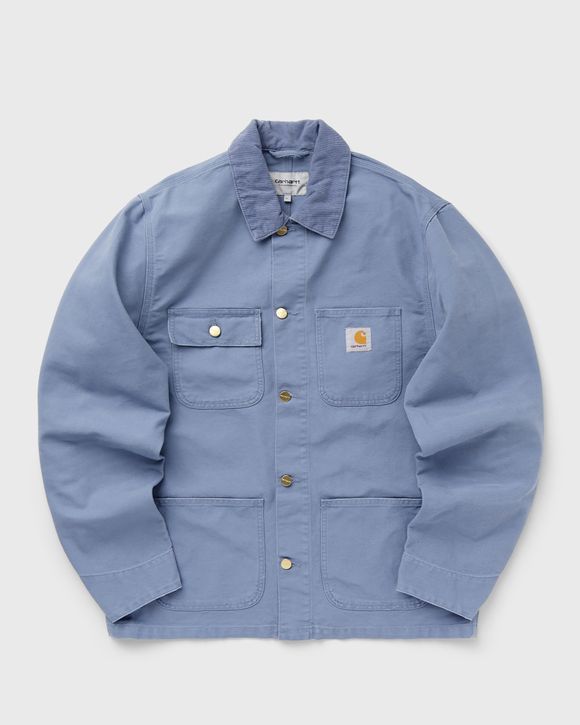 Carhartt WIP Michigan Coat Blue - BAY BLUE / BAY BLUE AGED CANVAS