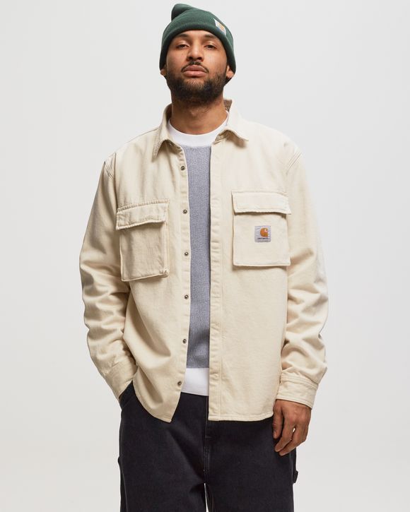 Carhartt wip shop chalk shirt jacket