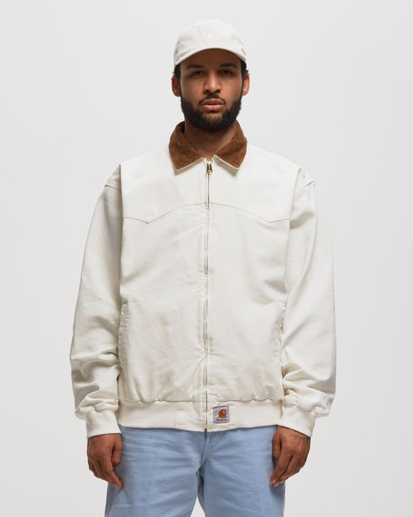 Carhartt WIP OG Santa Fe Jacket White   WAX / HAMILTON BROWN