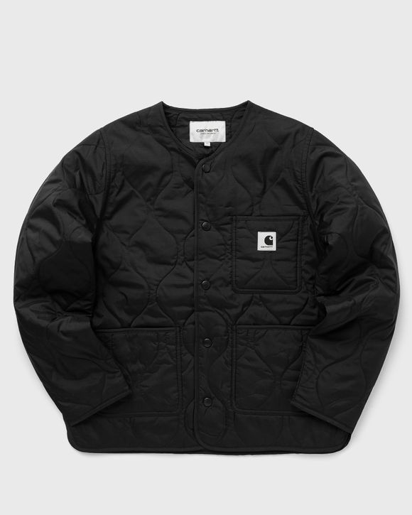 Daily Paper Monogram Cropped Puffer Jacket Black