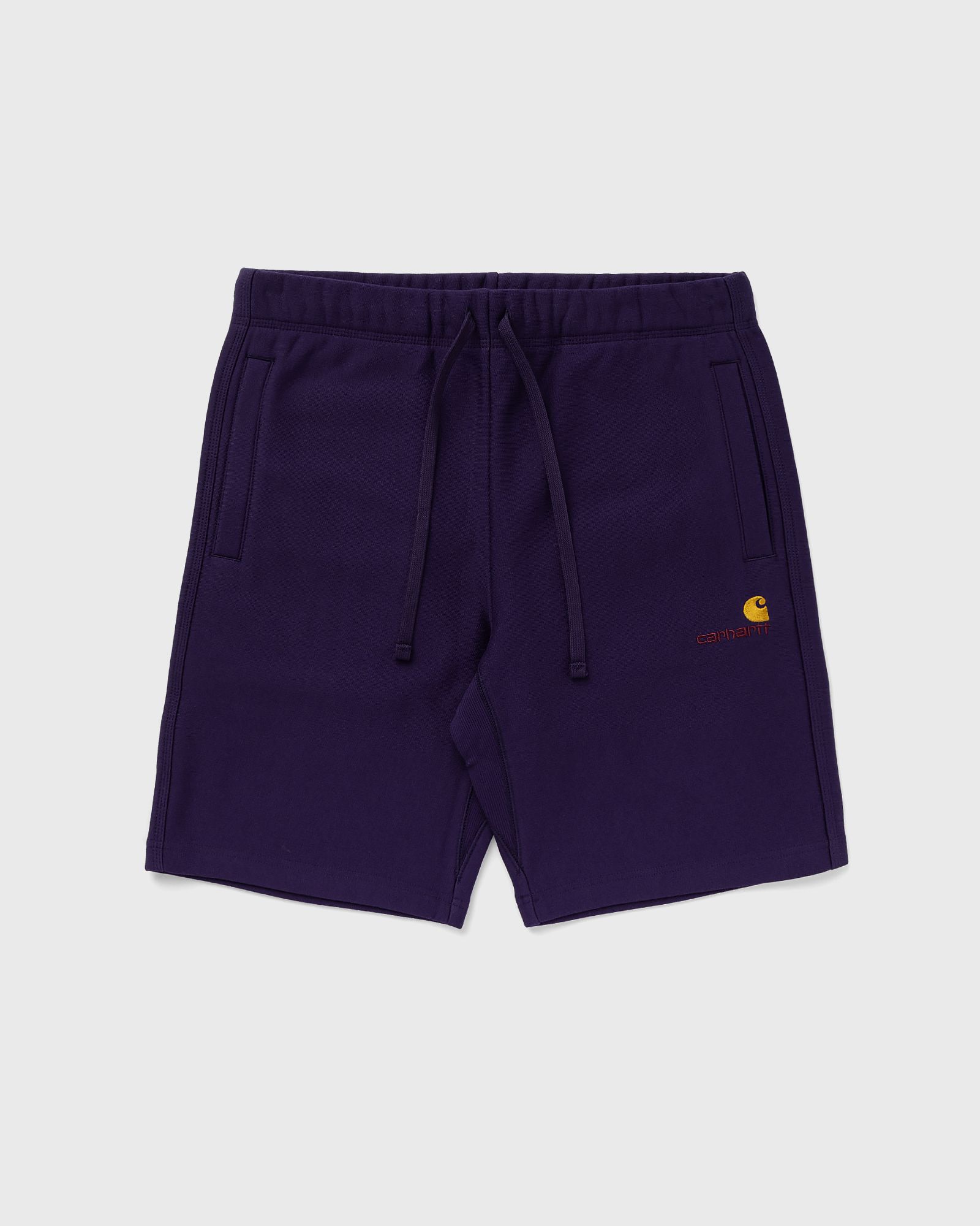 Carhartt WIP - american script sweat short men sport & team shorts purple in größe:l