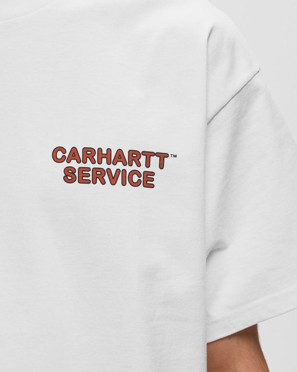 Carhartt WIP cotton T-shirt Car Repair T-shirt white color