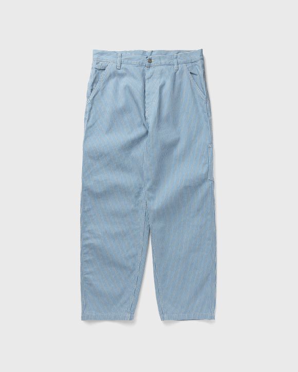 Carhartt WIP Terrell SK Pant Blue/White - BLEACH / WAX RINSED