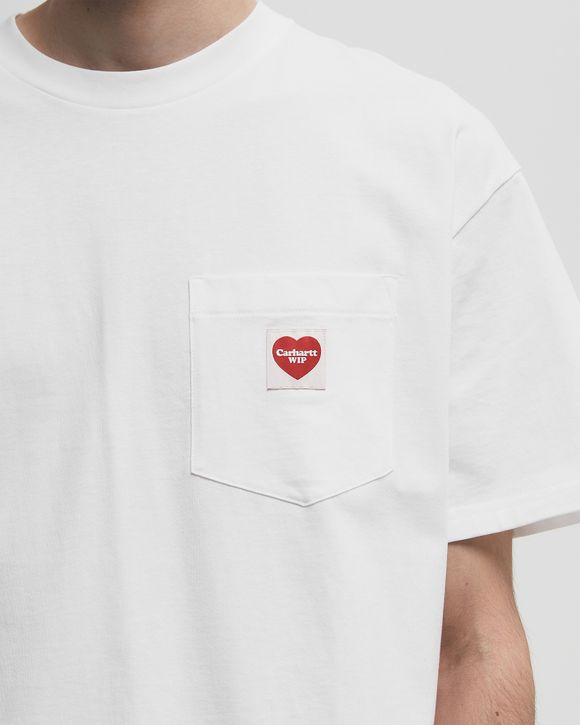 【Carhartt】 S/S POCKET HEART T-SHIRT R6160 Carhartt WIP S/S Pocket Heart T-Shirt, White / Black