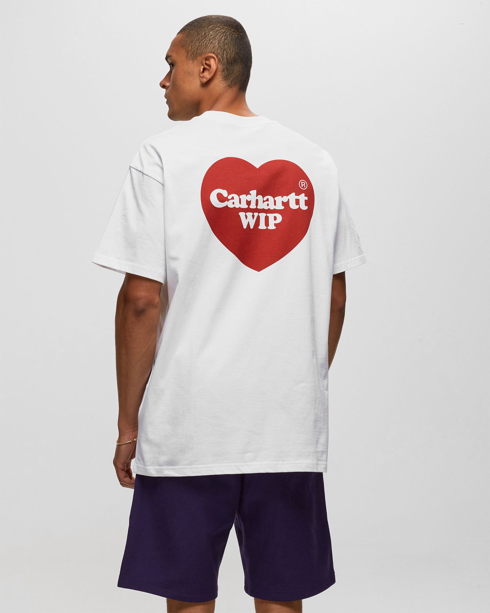 Carhartt WIP S/S Double Heart Tee White | BSTN Store