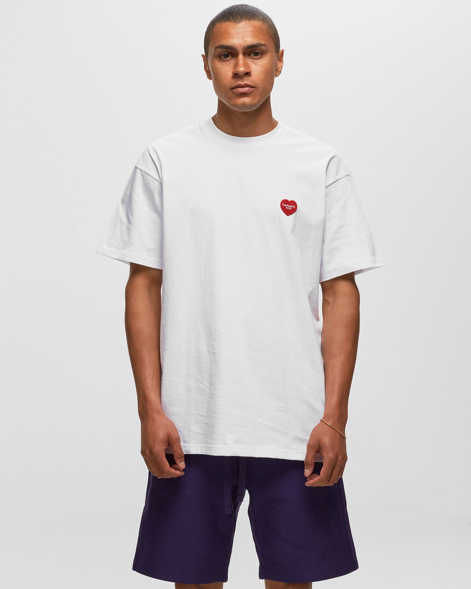 Carhartt WIP S/S Double Heart Tee White | BSTN Store