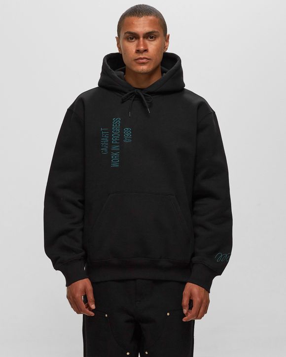 Carhartt WIP Hooded Signature Sweat Black - black