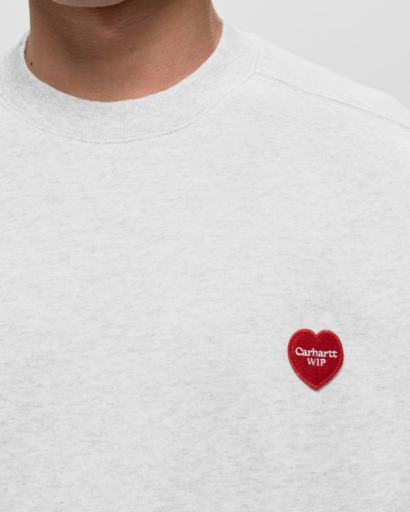 Carhartt WIP Heart Patch Sweat Grey | BSTN Store