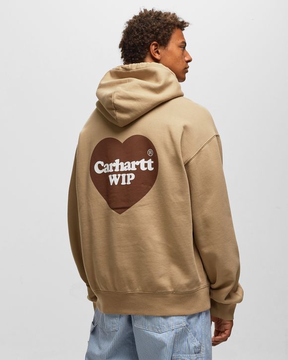 Carhartt WIP Hooded Heart Sweat Brown - Dusty H Brown