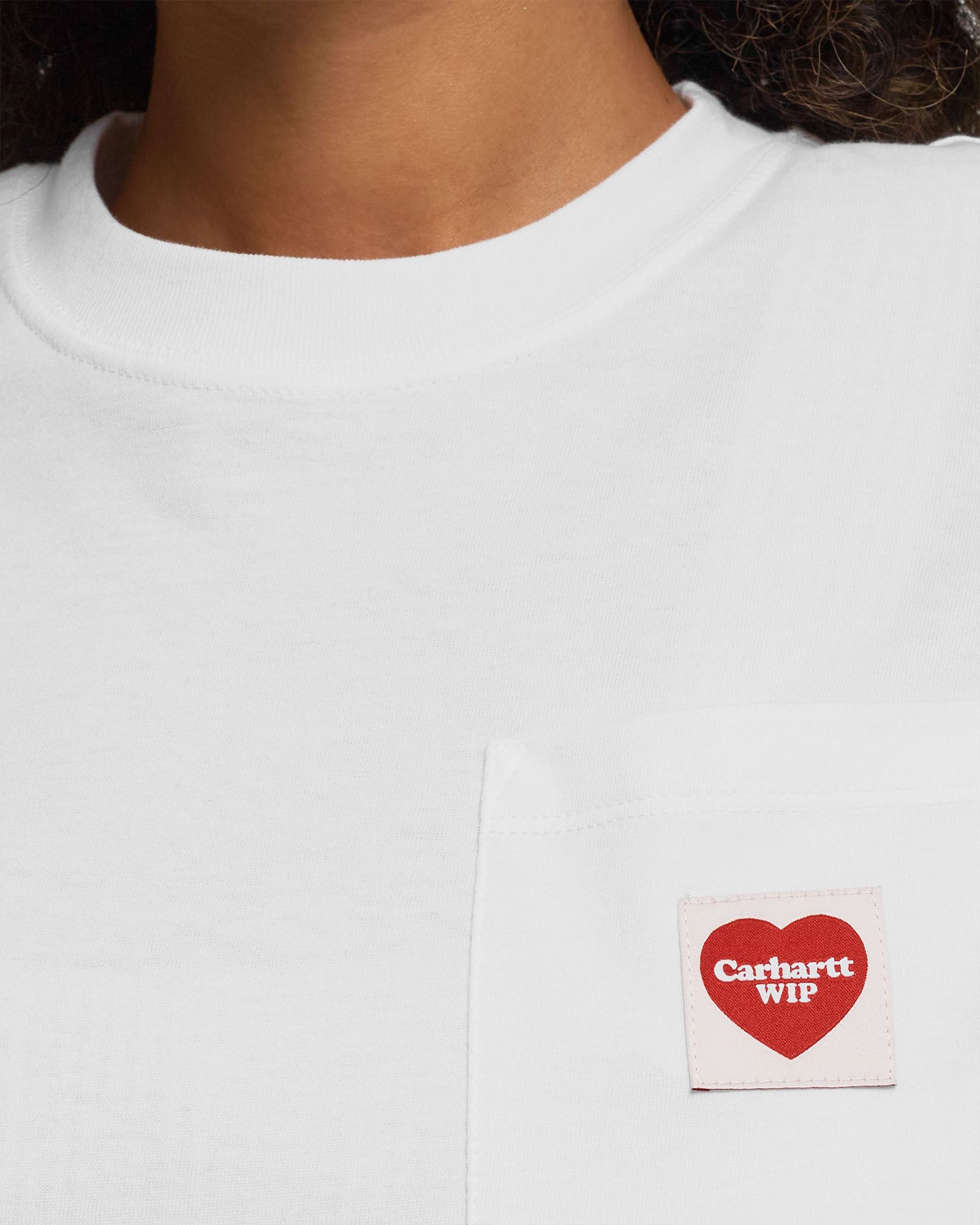 WMNS S/S Pocket Heart Tee