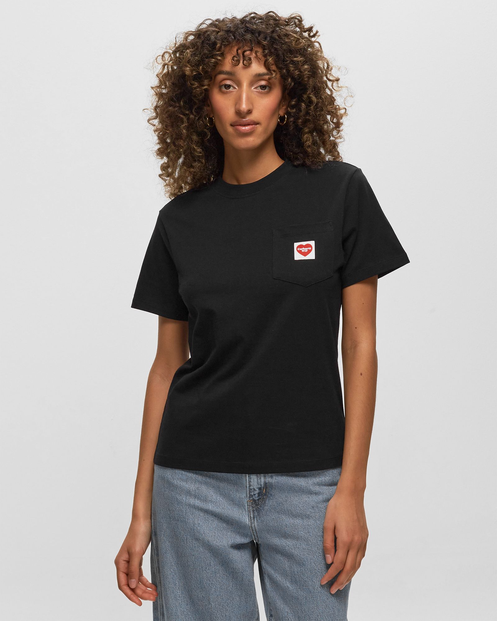 WMNS S/S Pocket Heart Tee