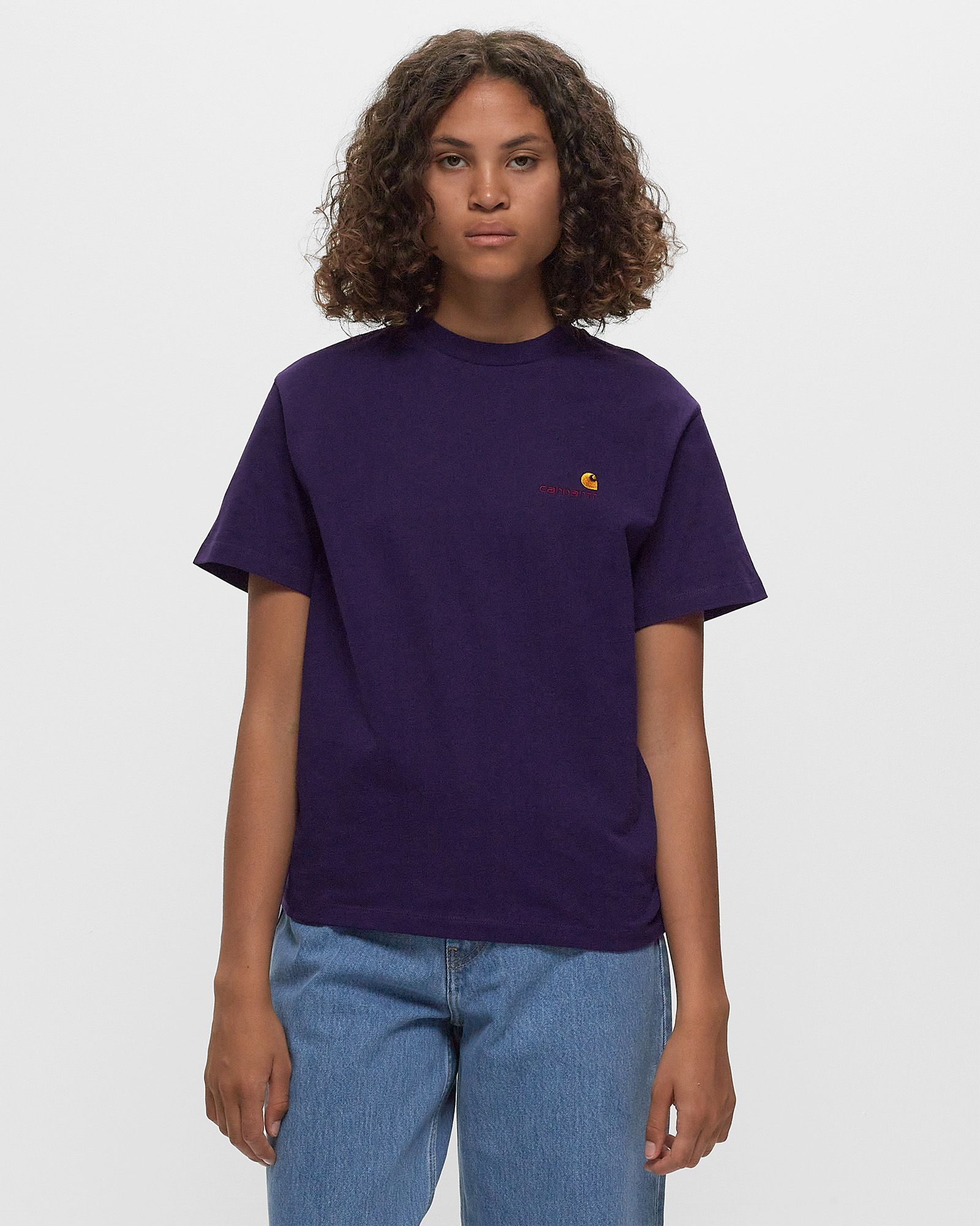 WMNS S/S American Script Tee