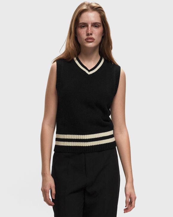ベスト・ジレ CARHARTT STANFORD VEST SWEATER XK271 Carhartt WIP WMNS Stanford Vest Sweater Black | BSTN Store
