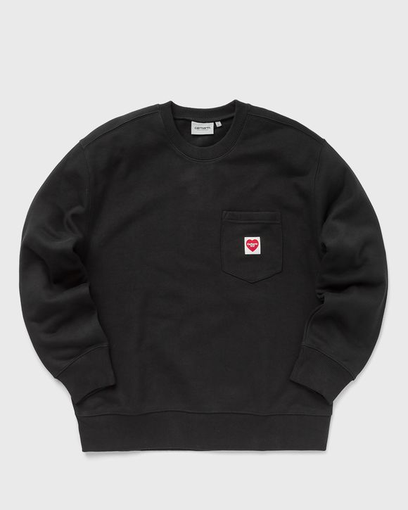 Carhartt WIP Heart Pocket Sweat Black | BSTN Store