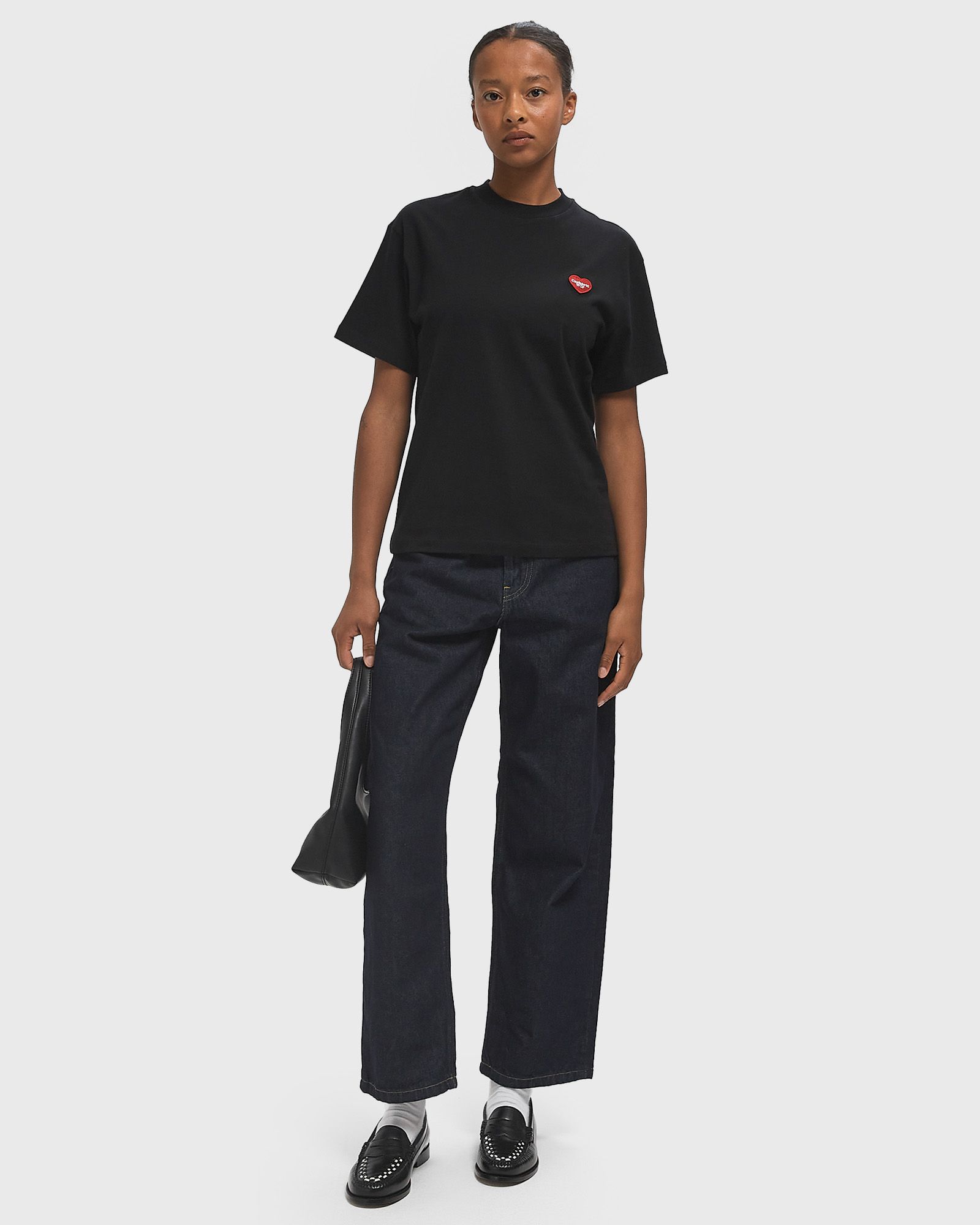 WMNS S/S Heart Patch Tee