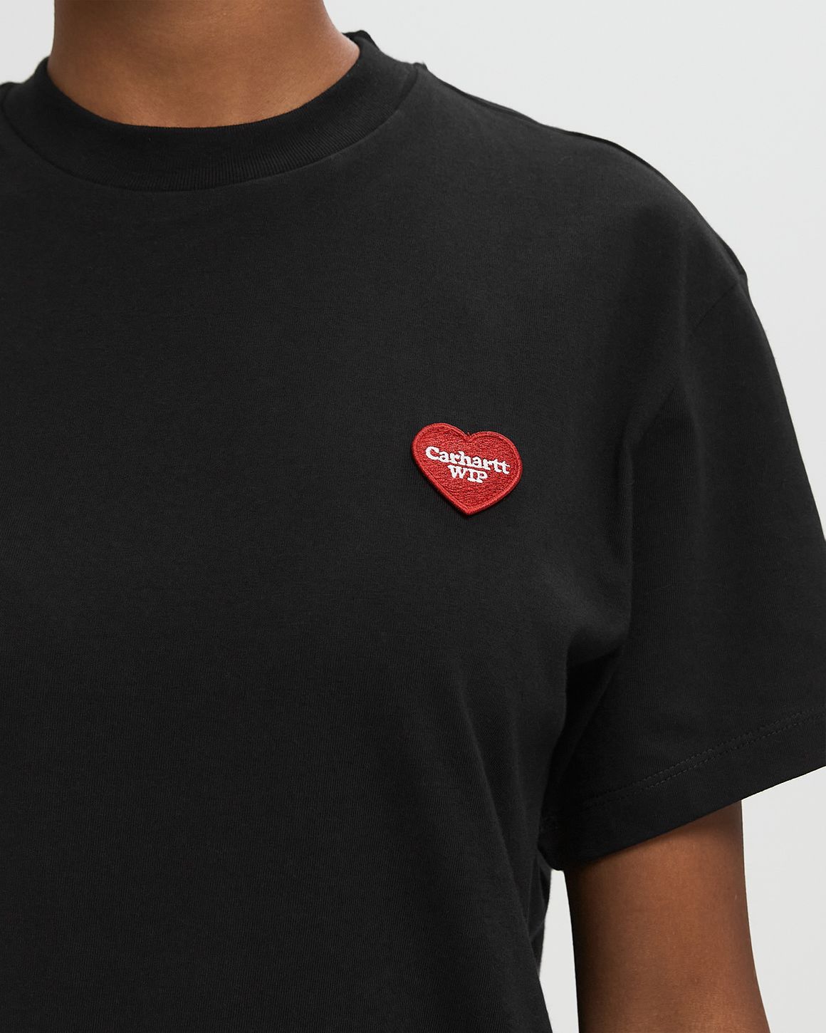 Carhartt WIP WMNS S/S Heart Patch Tee Black | BSTN Store