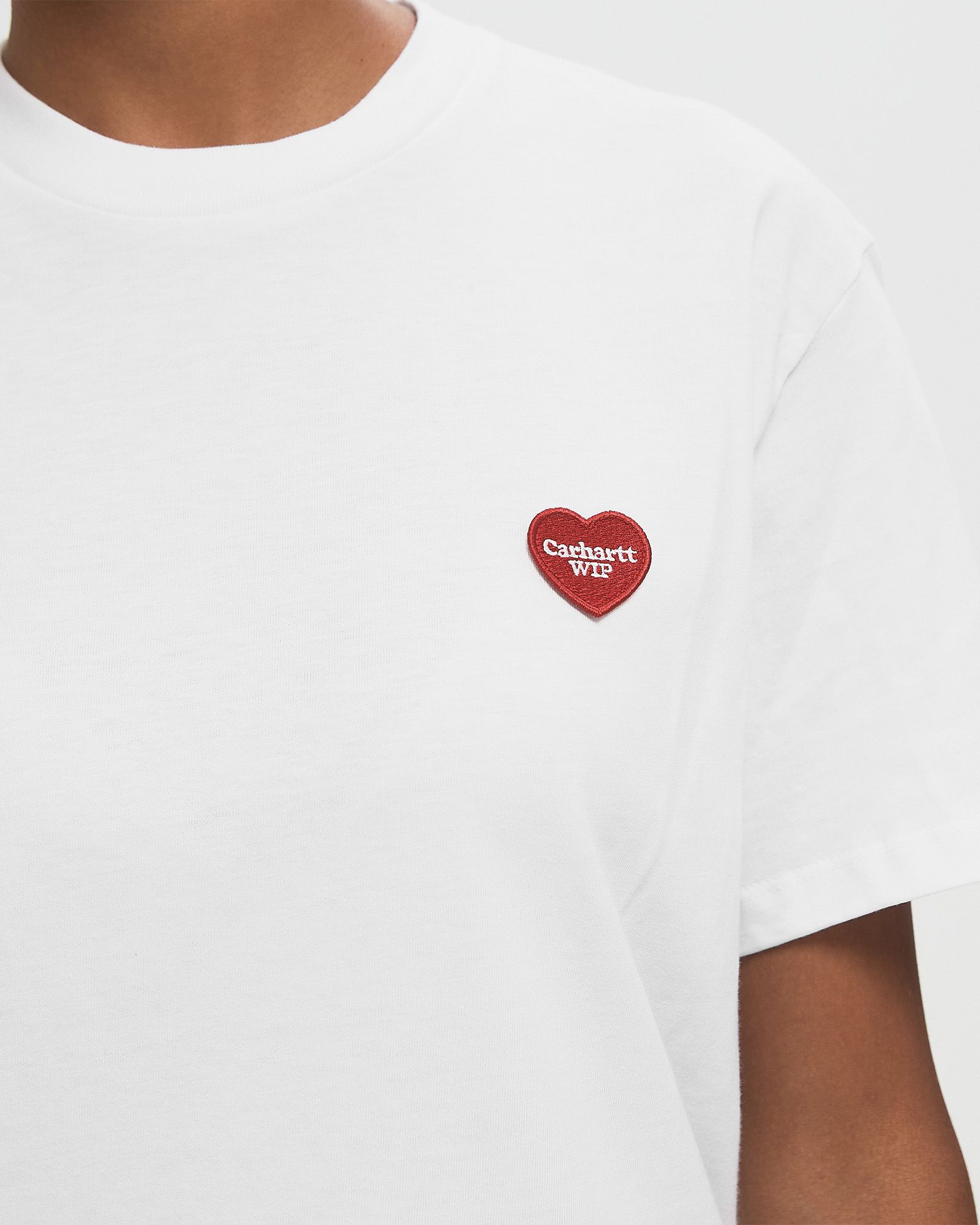 WMNS S/S Heart Patch Tee