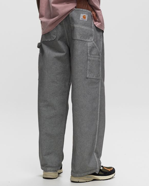 Carhartt WIP OG Single Knee Pant Grey - WAX / BLACKSMITH STONE WASHED