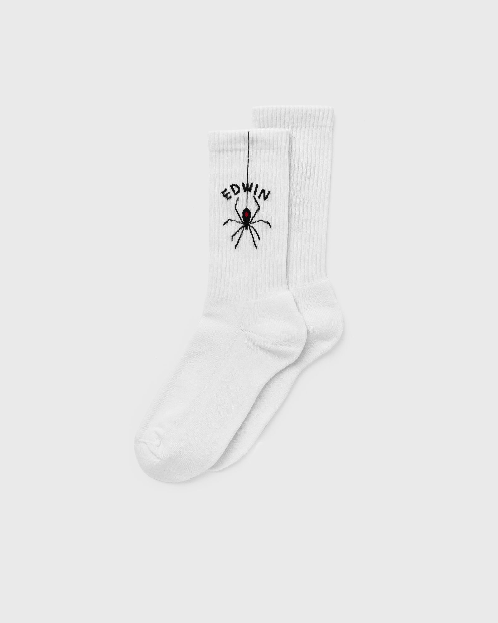 Edwin - spider socks men socks white in größe:one size