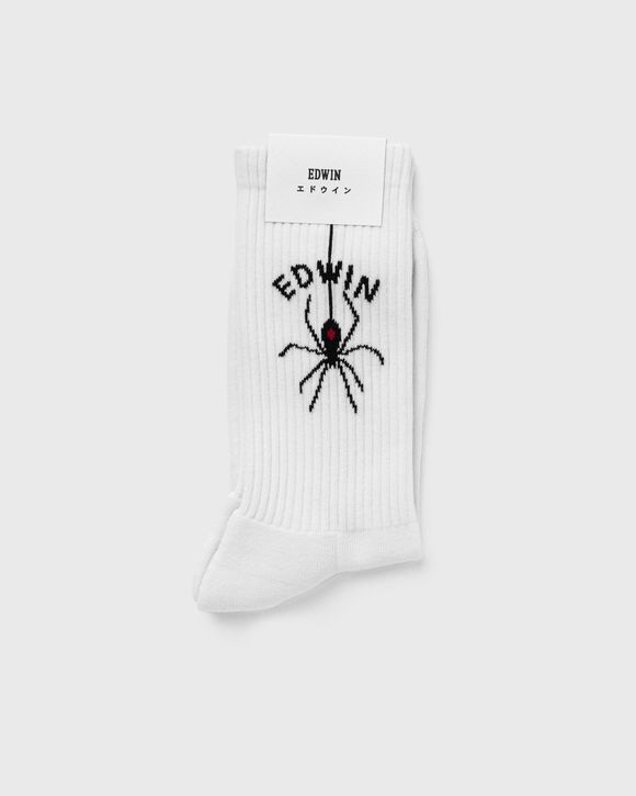 OFF WHITE  SPIDER SOXソックス Edwin Spider Socks White | BSTN Store
