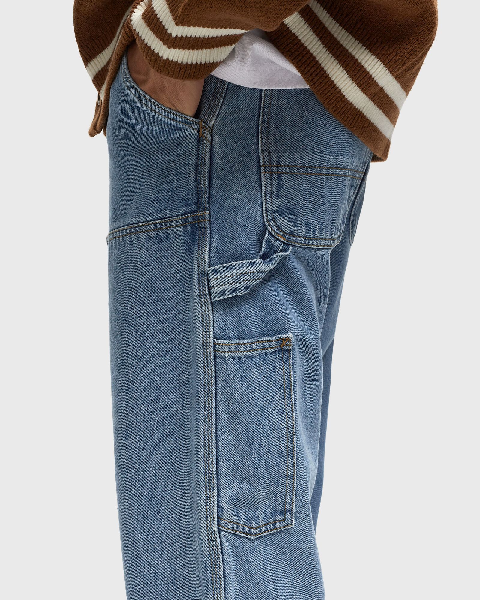 carhartt wip double knee pants 34×32 Carhartt WIP - Double Knee Pant - Black Aged Canvas