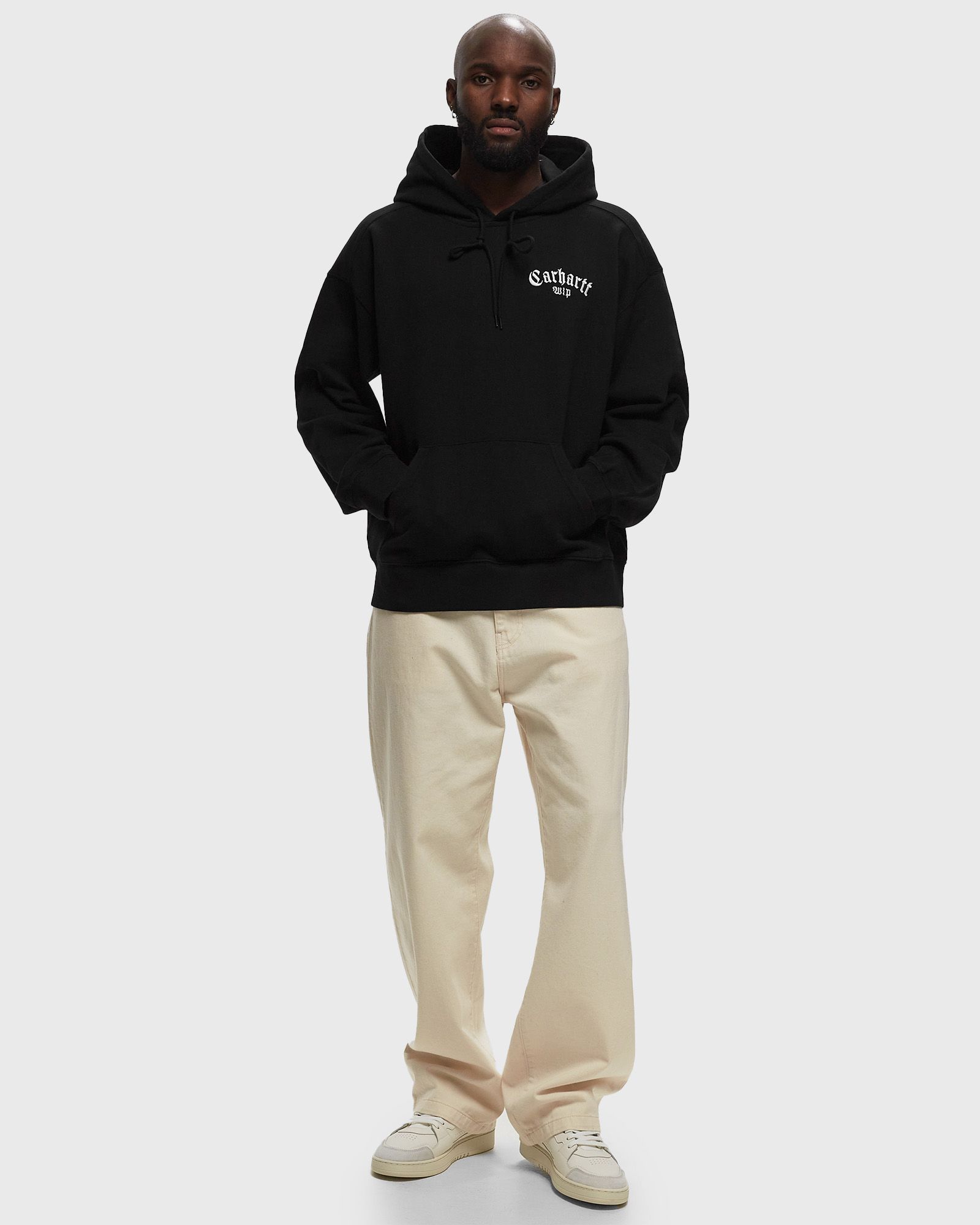 Hooded Onyx Script Sweat