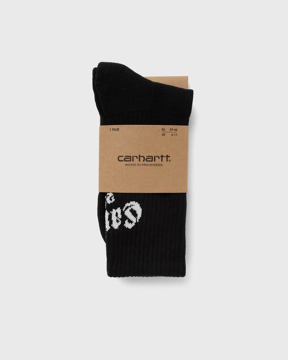 PATTA Tiger Stripe Script Logo Sport Socks Black/Brown