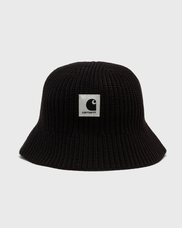 Carhartt WIP Garrison Bucket Hat | Black (Stone Dyed)