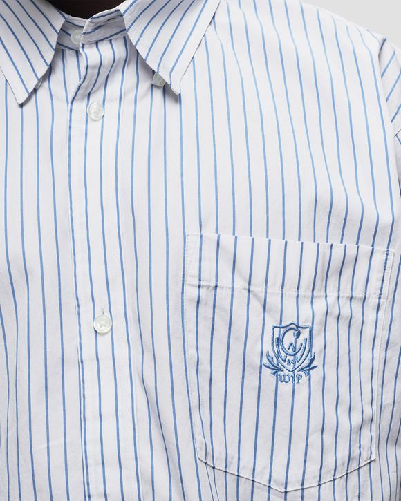 Carhartt WIP S S Linus Shirt White LINUS STRIPE BLEACH WHITE
